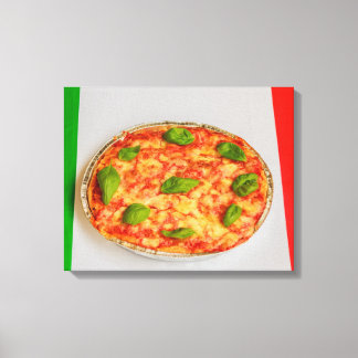 italian pizza on canvas print