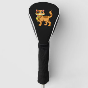 Italian Pizza Pie Cat Lover Cat Whisperer Animal Golf Head Cover