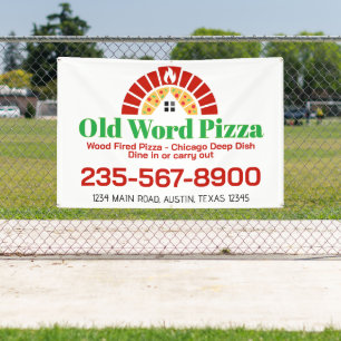 Italian Pizza Restaurant Banner