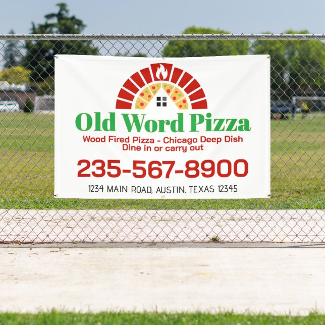 Italian Pizza Restaurant Banner (Insitu)