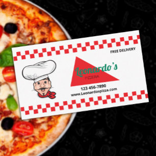Italian Pizzeria Business Card