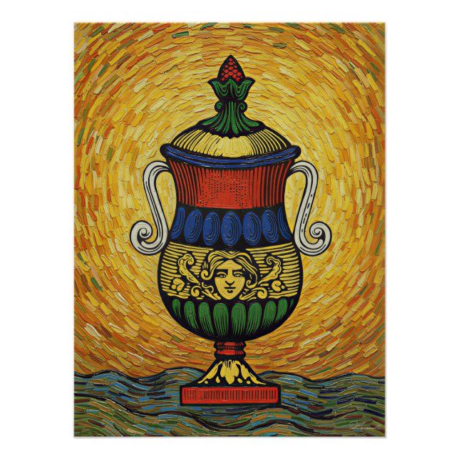Italian Playing Cards - Ace of Cups Poster (Front)