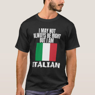 Italian Pride Italia Proud To Be Italian Heritage T-Shirt