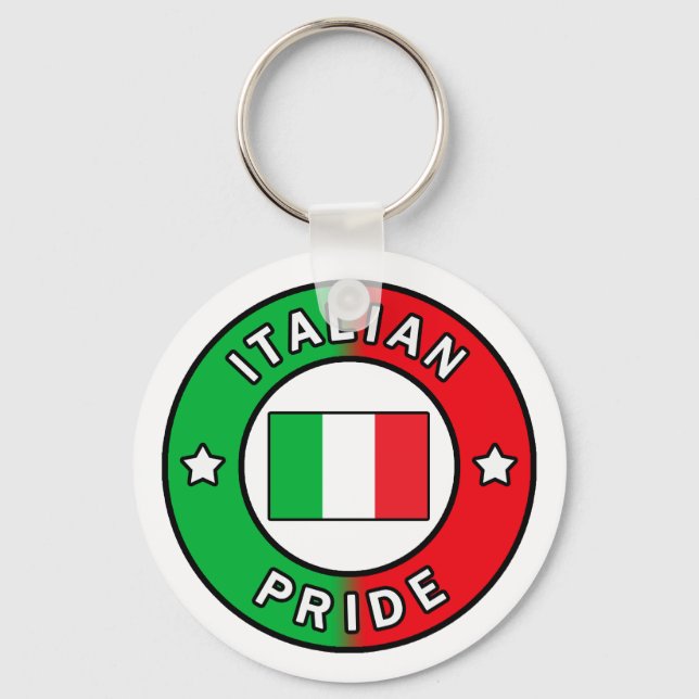 Italian Pride keychain (Front)