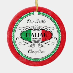Italian Princess Photo Ornament