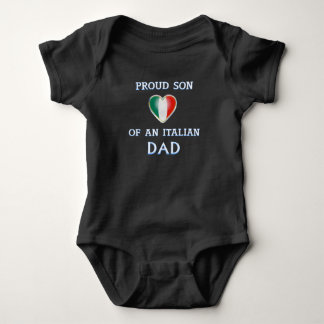 Italian proud baby jersey bodysuit