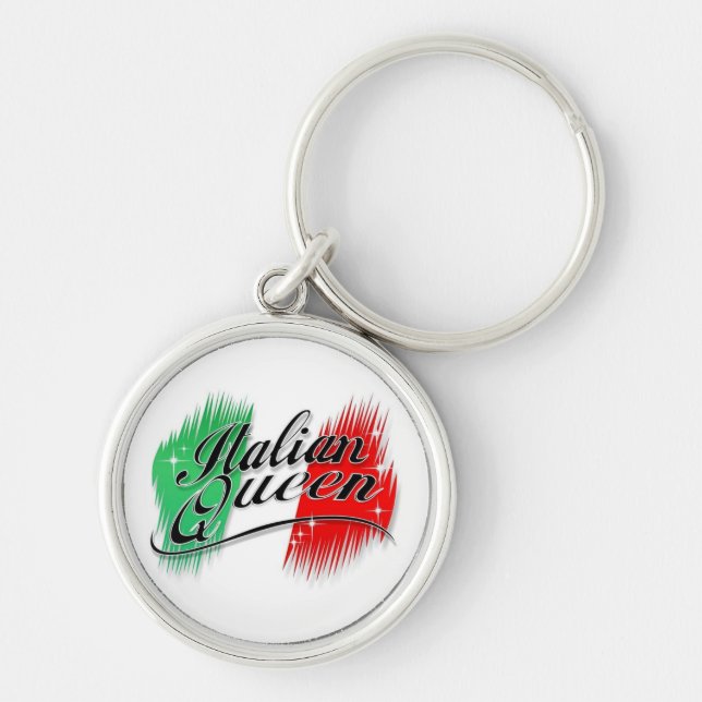 Italian Queen Key Ring (Front)