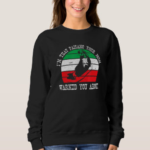 Italian Quote Paisano Hand Gesture Paisan Italy Fl Sweatshirt