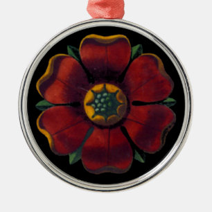 Italian Renaissance Architectural Rosette No. 1 Metal Tree Decoration