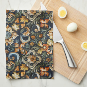 Italian Renaissance in Blue Tea Towel