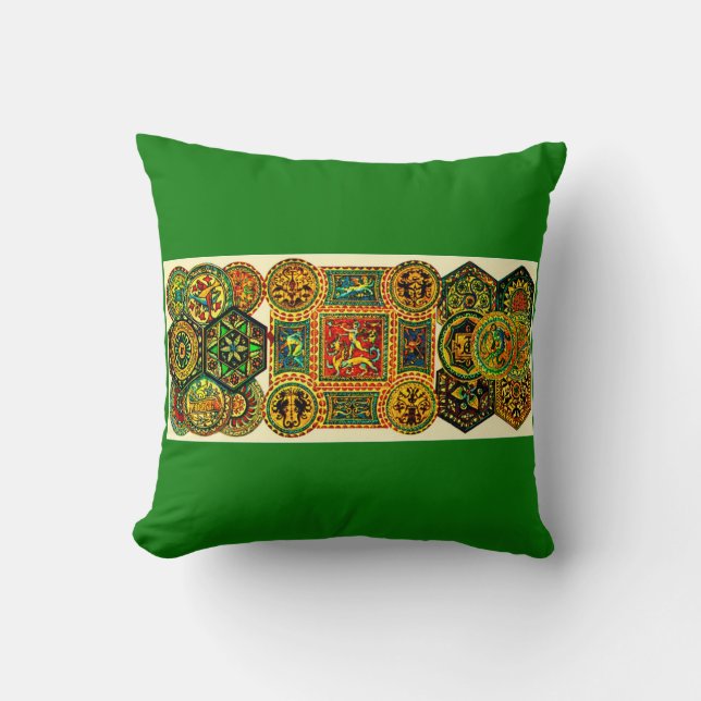 Italian Renaissance motifs print Cushion (Front)