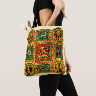 Italian Renaissance motifs print Tote Bag