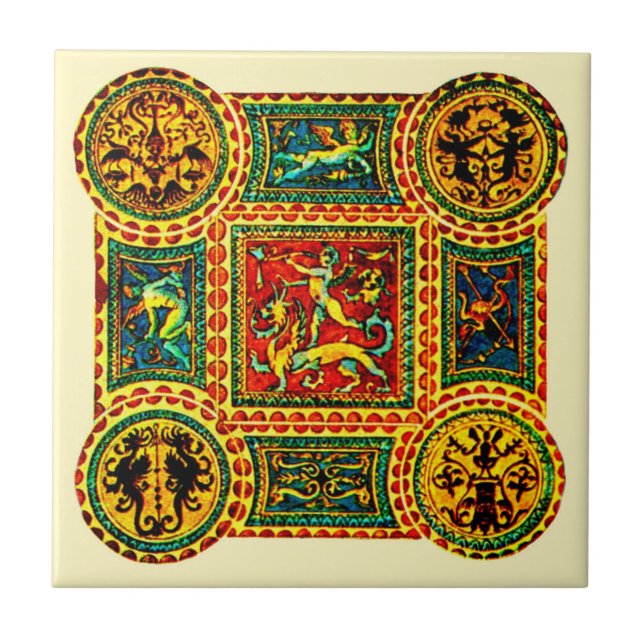 Italian Renaissance motifs Tile (Front)