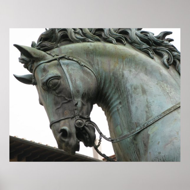 Italian Renaissance sculpture of a horse Poster (Front)