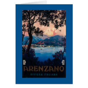 Italian Riviera Travel Poster