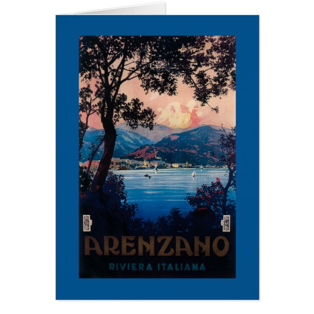 Italian Riviera Travel Poster (Front)