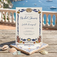 Italian Riviera Watercolor Mermaid Bridal Shower