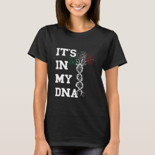 Italian Roots It's In My DNA Tree Italian Pride It T-Shirt