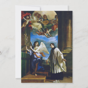 Italian Saint Aloysius Gonzaga Invitation