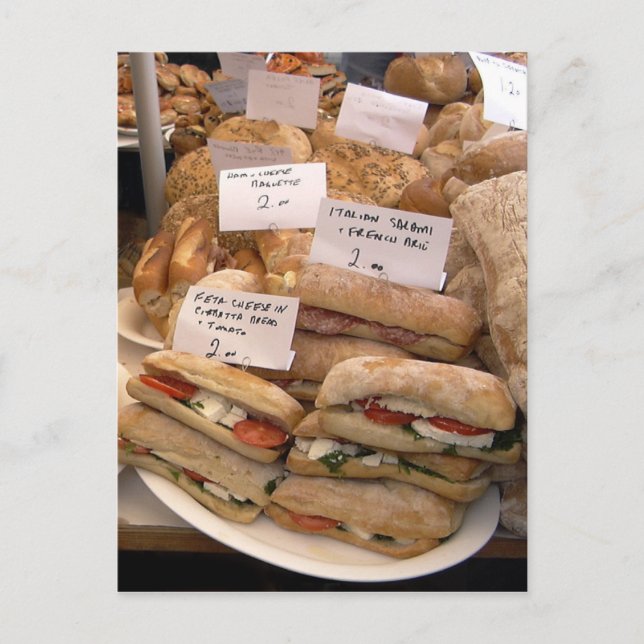 Italian Salami Postcard (Front)