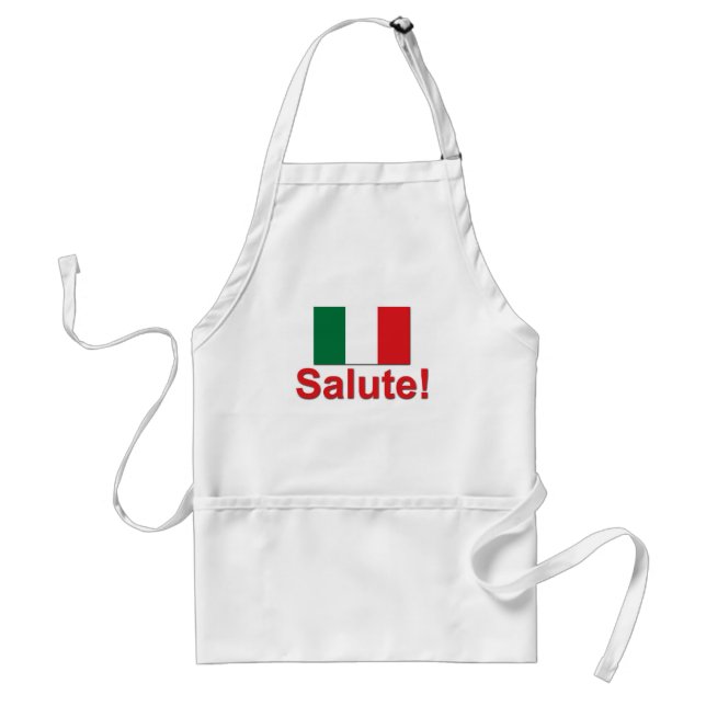 Italian Salute! (Cheers!) Standard Apron (Front)