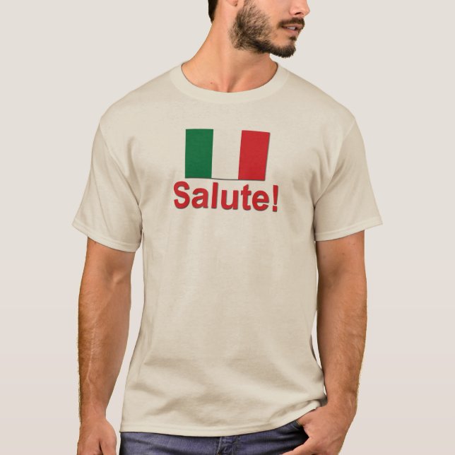 Italian Salute! (Cheers!) T-Shirt (Front)