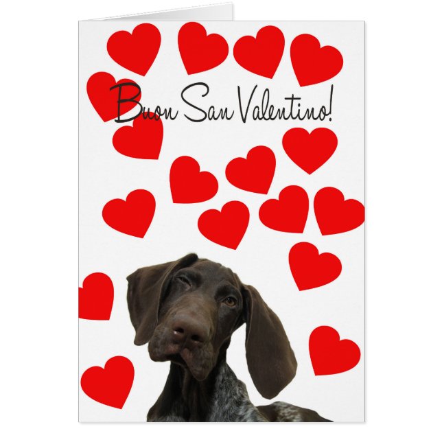 Italian San Valentino Glossy Grizzly Valentine (Front)