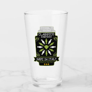 Italian Sardine Art Print Kitchen Gift Glass