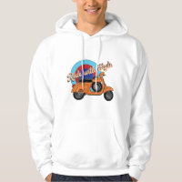 Italian Scooter Hoodie | Vintage Style Ride
