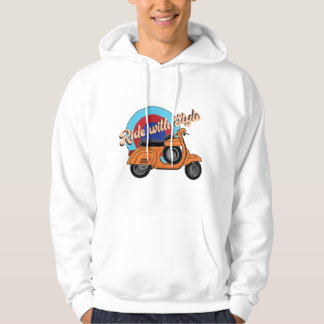 Italian Scooter Hoodie | Vintage Style Ride