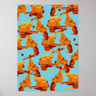 Italian scooter poster