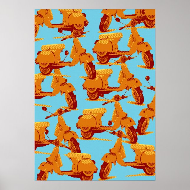 Italian scooter poster (Front)