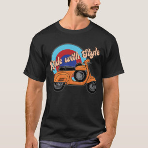 Italian Scooter Shirt Vintage Style Ride