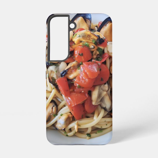 Italian Seafood Pasta Samsung Case  (Back)
