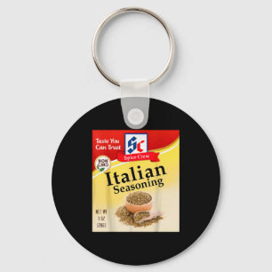 Italian Seasoning Condiment Costume Holiday Sce Co Key Ring