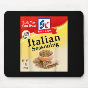 Italian Seasoning Condiment Costume Holiday Sce Co Mouse Pad
