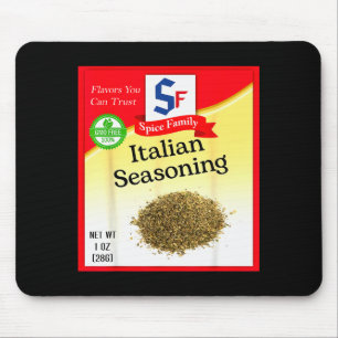 Italian Seasoning Sce Group Costume Family Matchin Mouse Pad