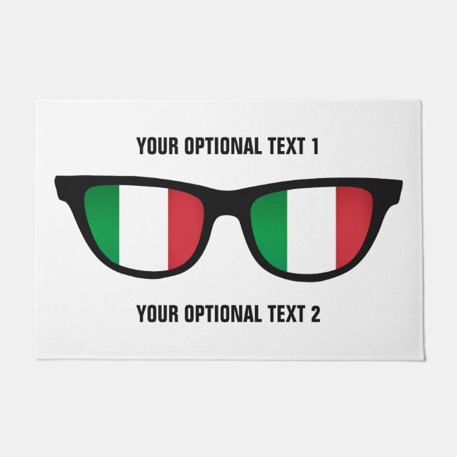 Italian Shades custom door mats (Front)