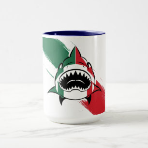 Italian shark mug