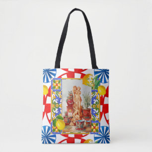 Italian, Sicilian art. maiolica, tiles, baroque ar Tote Bag