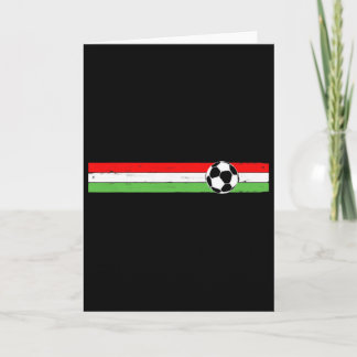Italian Soccer Flag Italy Italia Football Cup Tee  Card