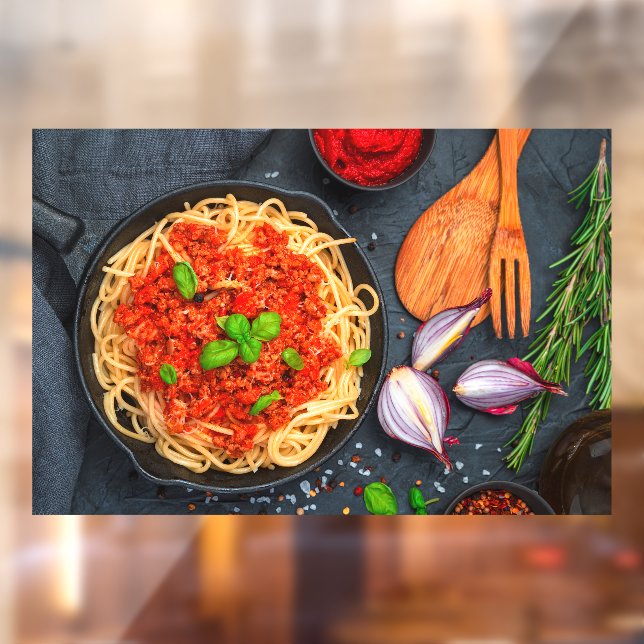 Italian Spaghetti Tomato Meat Sauce Basil (Sheet 2)