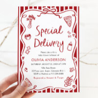 Italian Special Delivery Whimsical Baby Shower
