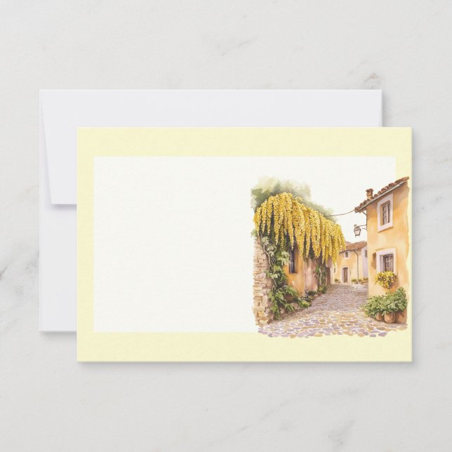 Italian Spring Clipart Card (Front)
