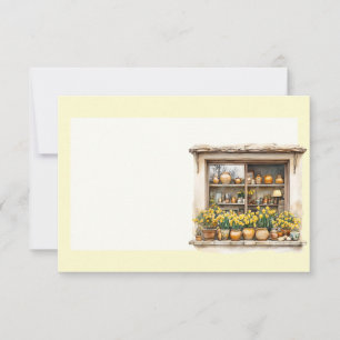 Italian Spring Clipart Card