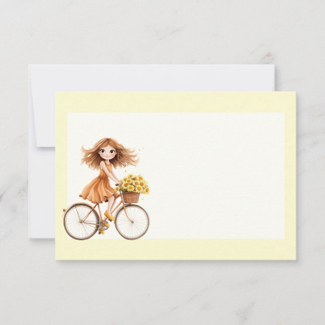 Italian Spring Clipart Card (Front)