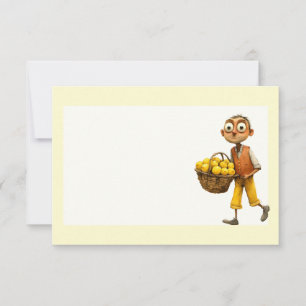 Italian Spring Clipart Card