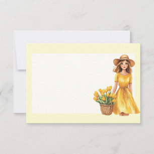 Italian Spring Clipart Card