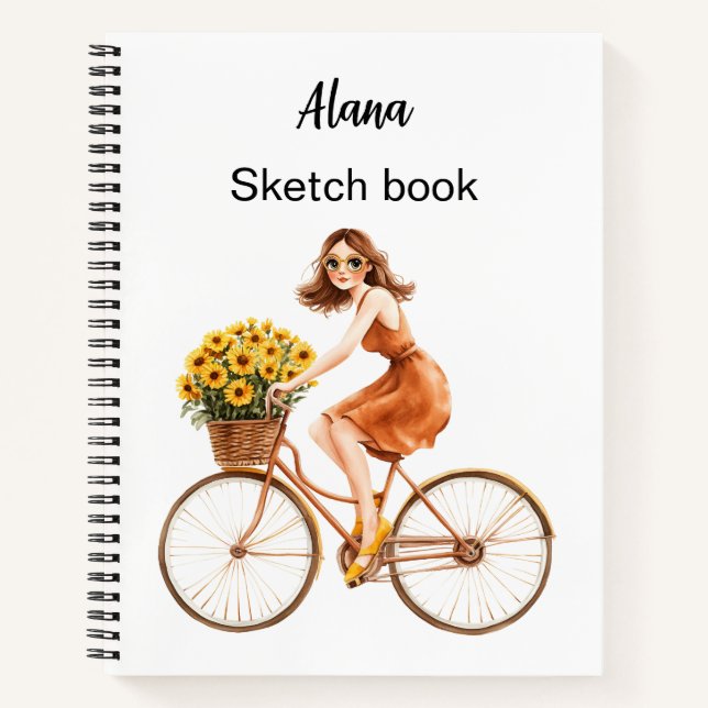 Italian Spring Clipart Notebook (Front)