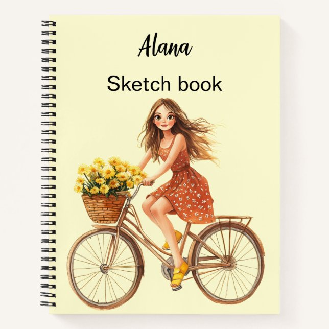 Italian Spring Clipart Notebook (Front)